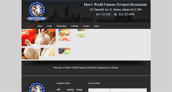 Desktop Screenshot of newportrestaurant.com