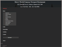 Tablet Screenshot of newportrestaurant.com